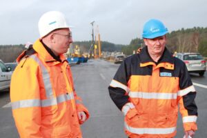 Baustelle A19 Petersdorfer Brücke