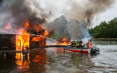 Waren (Müritz): Feuerwehreinsatz