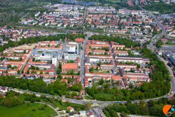 Luftbild Neubrandenburg Viertorestadt