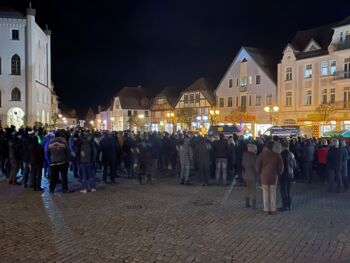 Demonstration Waren (Müritz)