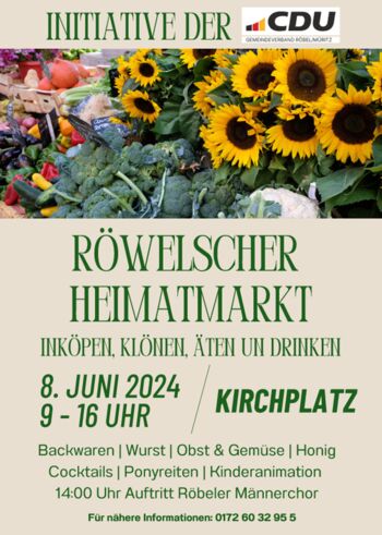 Termin Markttag Röbel/Müritz