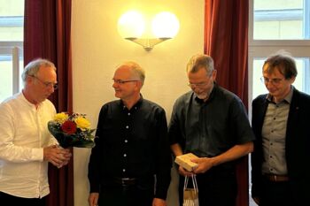 Pastor Wulf Schünemann, Christoph de Boor, Propst Marcus Antonioli, Rüdiger Ost