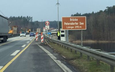 Blitzer A19 Petersdorfer Brücke