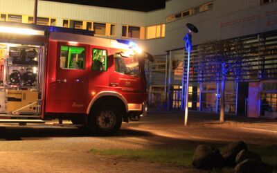 Feuer: Brandanschlag Berufliche Schule Müritz