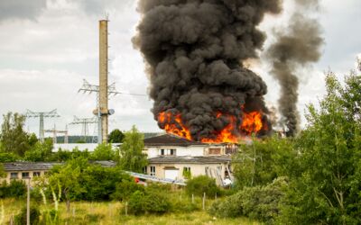 Großbrand in Waren (Müritz)