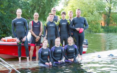 Abschlusstraining zur Müritzquerung