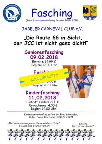 Jabel Fasching JCC