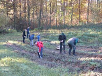 Pflanzaktion Klimawald Fleesensee Waldaktie