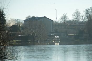 Brücke Schweriner Damm in Waren gesprengt