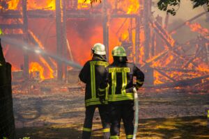 Scheune brennt bei Wendorf