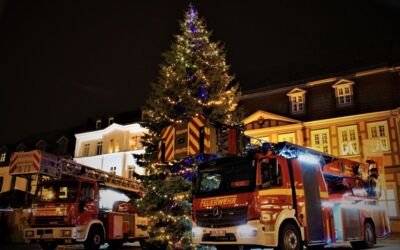 Drehleiter DLK23/12 Feuerwehr Waren (Müritz)