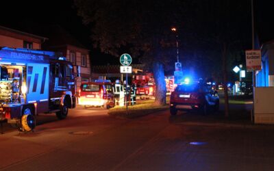 "Großbrand" Tankstelle in Malchow