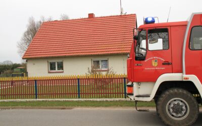 Brand Wohnhaus in Marihn