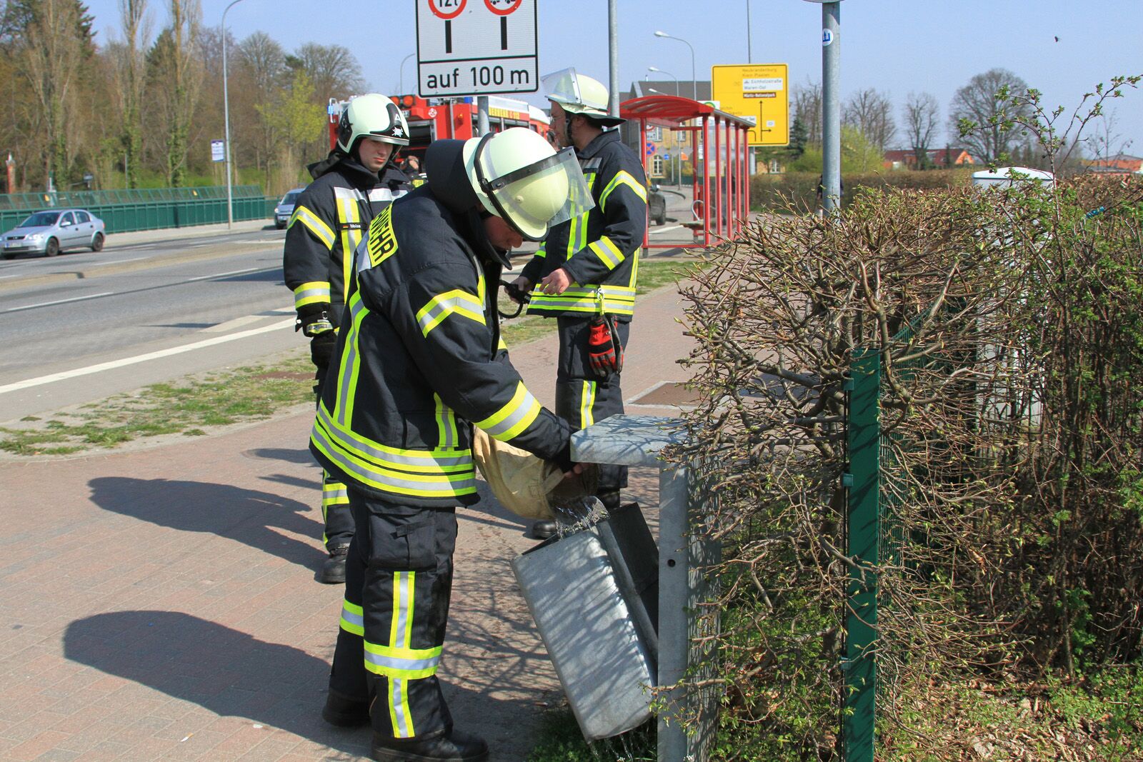 Einsatz Freiwillige Feuerwehr Waren (Müritz)