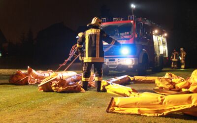 Grfahrguteinsatz - Heizöl läuft in die Müritz