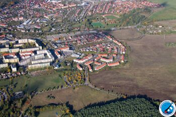Wohngebiet Papenberg Waren (Müritz) Luftbild