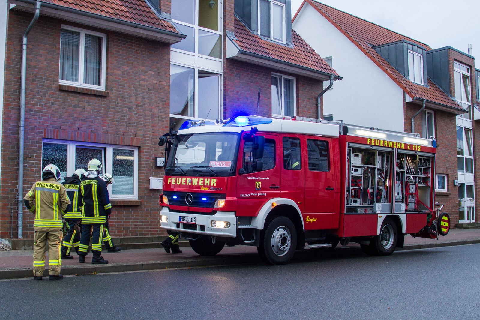 Einsatz Freiwillige Feuerwehr Waren (Müritz)