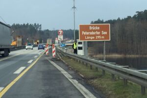 Blitzer A19 Petersdorfer Brücke