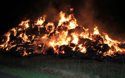 Strohmietenbrand Zielow