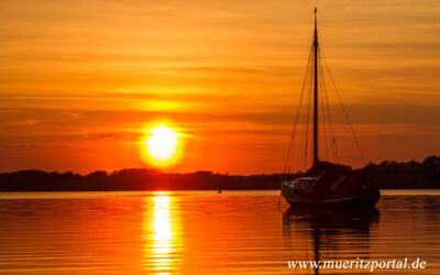 Sonnenuntergang an der Müritz