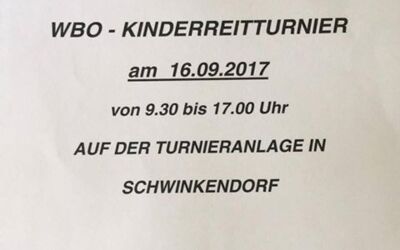 Kinderreitturnier in Schwinkendorf