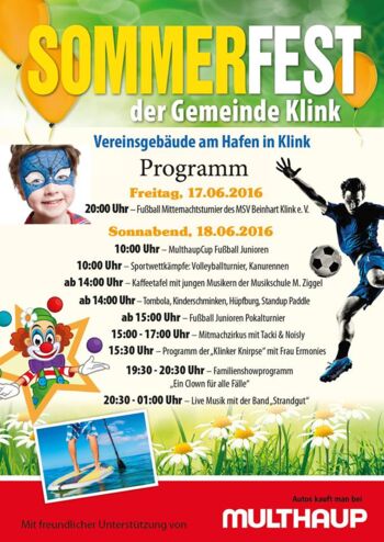 Sommerfest in Klink