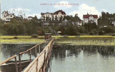 Postkarte Fontanestraße Waren (Müritz)