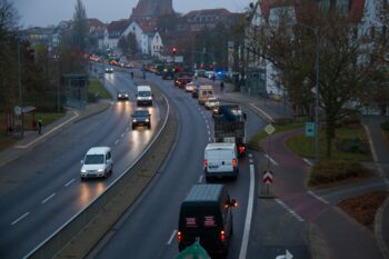 Demonstration in Waren (Müritz)