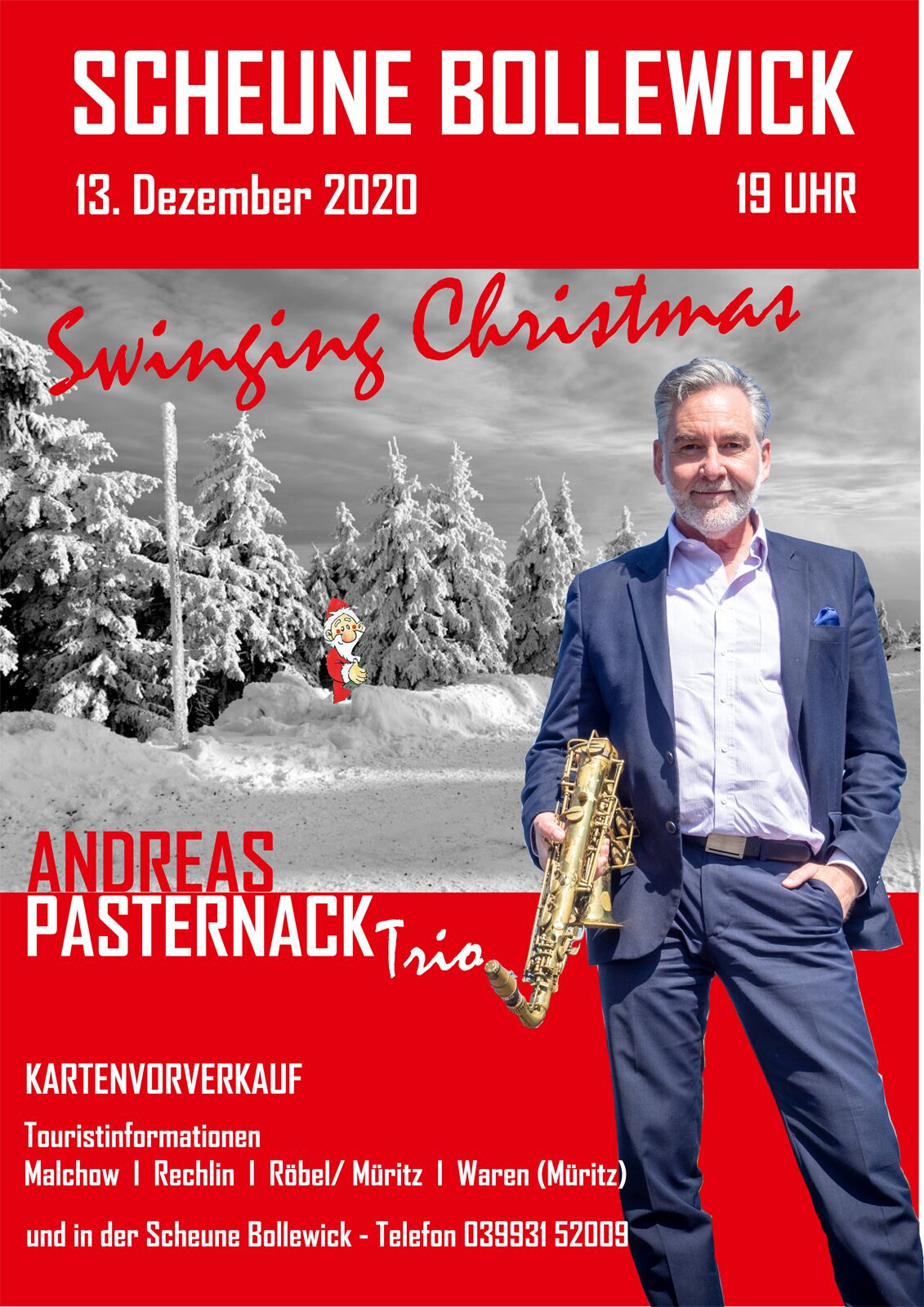 Andreas Pasternack ist Saxophonist, Sänger und Moderator