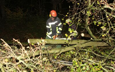 Sturmtief "Herwart" Feuerwehreinsätze