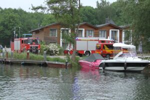 Feuerwehreinsatz Öl auf Eldenburger See