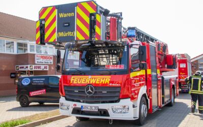 Einsatz Freiwillige Feuerwehr Waren (Müritz)