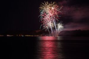 Feuerwerk Sommersonnenwende in Klink