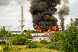 Großbrand in Waren (Müritz)