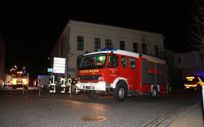 Waren (Müritz): Feuerwehreinsatz