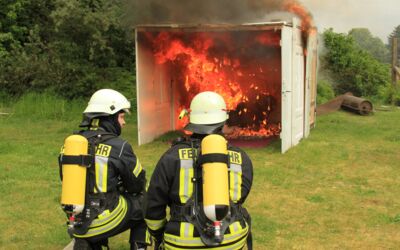 Zimmerbrand Feuerwehr Plasten