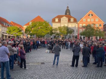 Menschlich Stark Miteinander - Demonstration