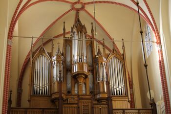 Restaurierung der Lütkemüller-Orgel Waren (Müritz)