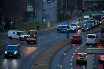 Demonstration in Waren (Müritz)