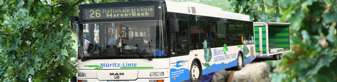 Preiswerter Busverkehr an der Müritz