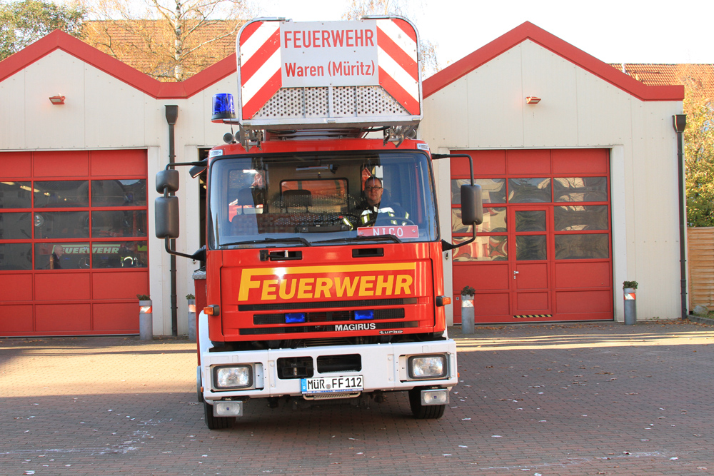 Drehleiter Feuerwehr Waren (Müritz)