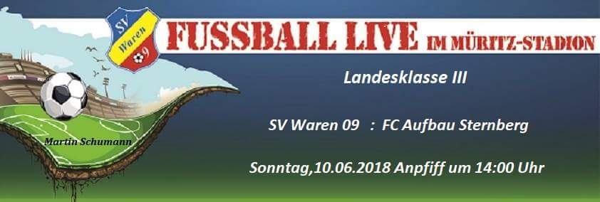 SV Waren 09 Fußballspiel