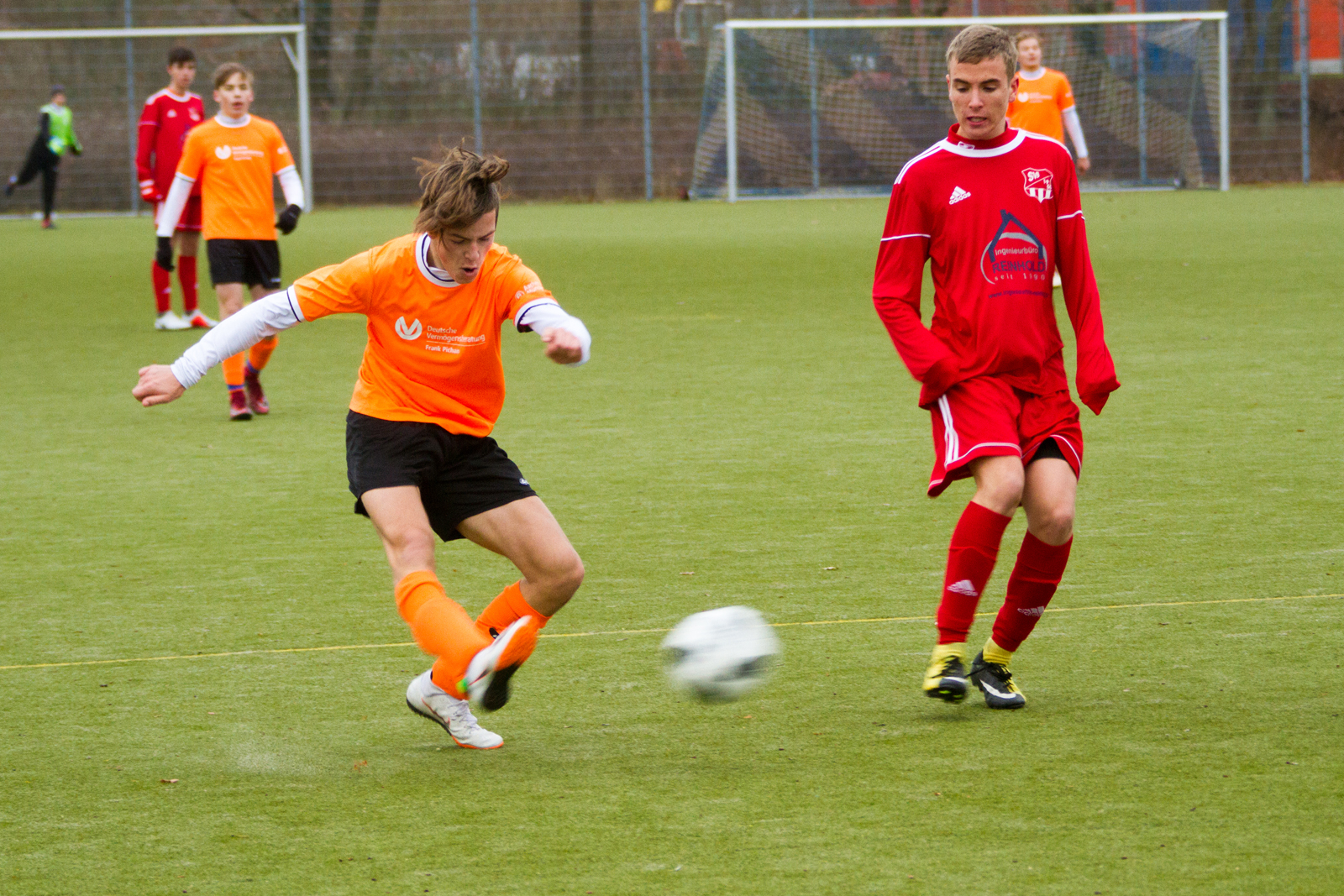 Fußballspiel SV Waren 09 B-Jugend