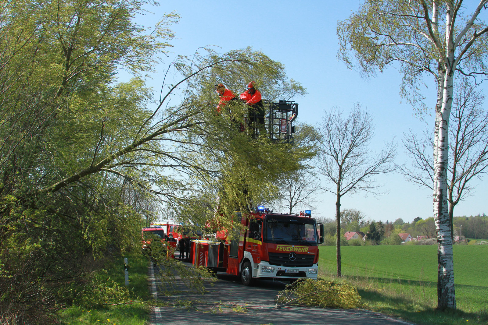 Feuerwehreinsatze Wegen Sturm Muritzportal