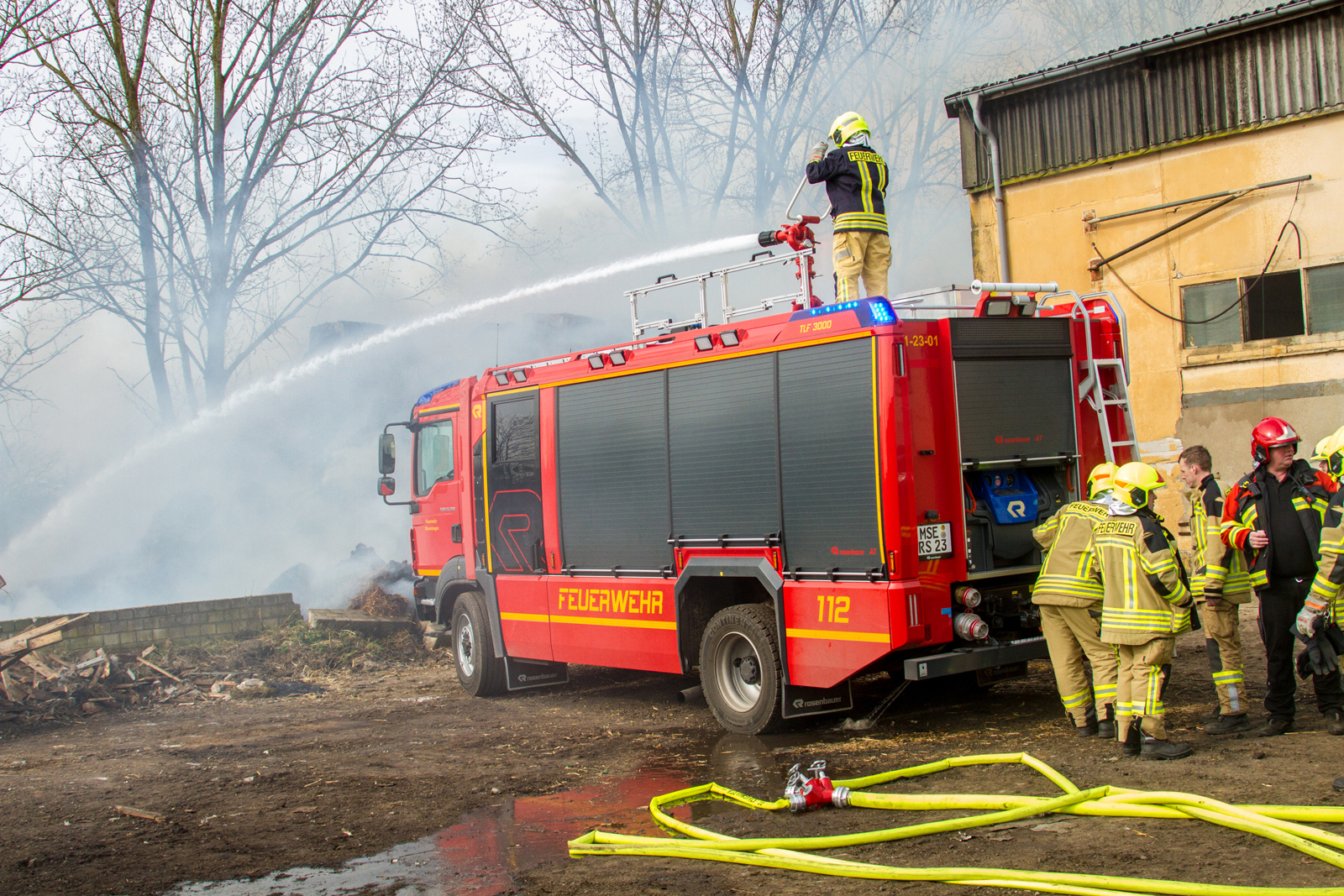 Einsatz Feuerwehr Stavenhagen