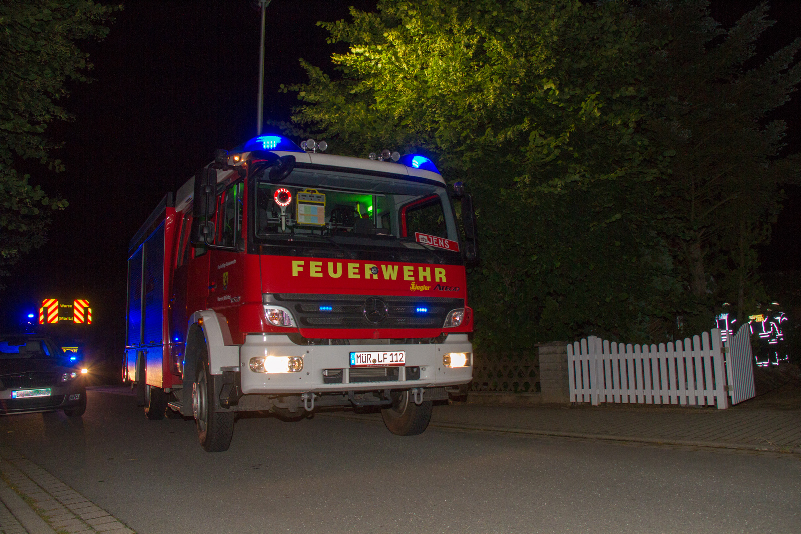 Einsatz Freiwillige Feuerwehr Waren (Müritz)