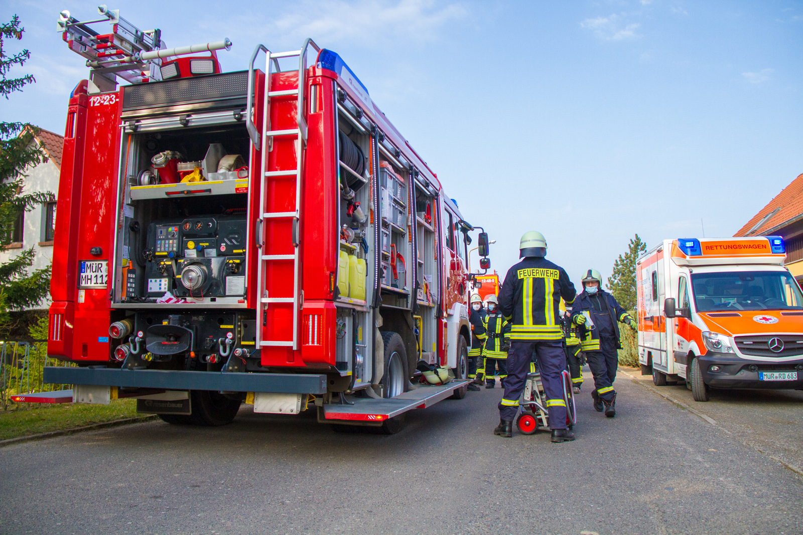 Feuerwehreinsatz Möllenhagen