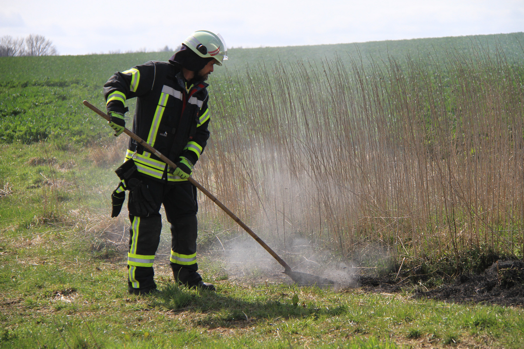 Einsatz Feuerwehren Groß Gievitz und Lansen