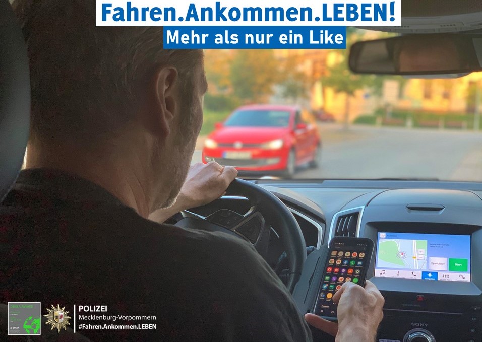 Verkehrskontrollen der Kampagne "Fahren.Ankommen.LEBEN!"