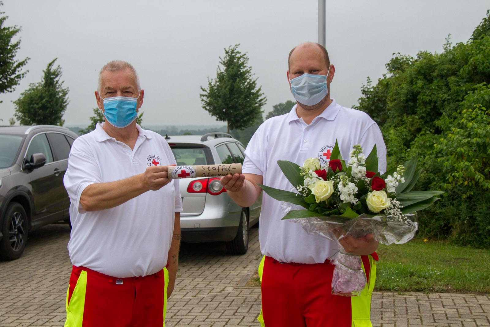 Rettungsassistent Rainer Dwornik & Notfallsanitäter Martin Möller